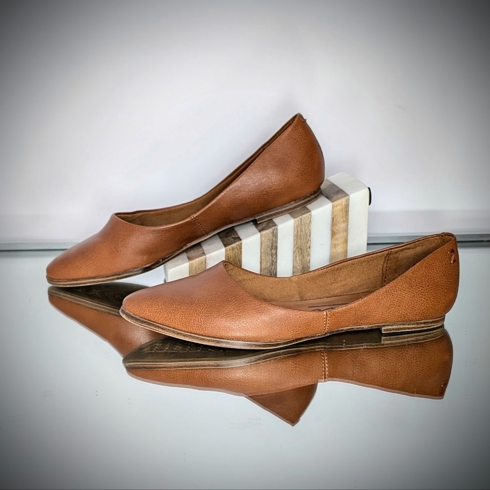 Zodiac Chic Brown Leather Flats - image 3